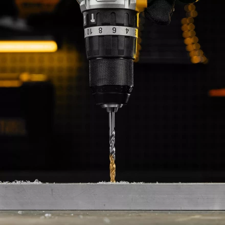 Сверло спиральное по металлу Denzel 5,5 x 93 мм, Р6М5, Golden Tip 718234 купить в Перми