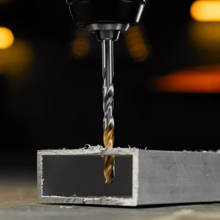 Сверло спиральное по металлу Denzel 5,5 x 93 мм, Р6М5, Golden Tip 718234 купить в Перми