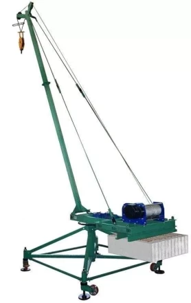 Кран стреловой поворотный &quot;МАСТЕР-3&quot; 1000 кг 50 м с противовесами без колес 1010284 купить в Перми
