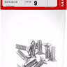 Винт DIN 965, M6 x 16 мм, 9 шт, кл. пр. 4.8, оцинкованный, ЗУБР 303116-06-016 купить в Перми