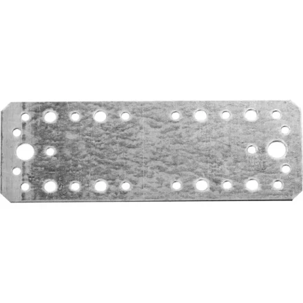 Крепежная пластина ЗУБР &quot;МАСТЕР&quot;, 180х65мм, 1шт 310236-180-65 купить в Перми