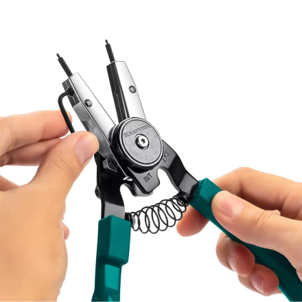 Съемники стопорных колец KRAFTOOL Universal 8-in-1 22813 купить в Перми