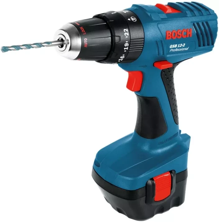 Дрель-шуруповерт аккумуляторная Bosch GSB 12-2 в кейсе (0.601.9А7.500) купить в Перми