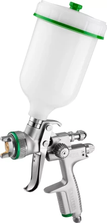 Краскопульт пневматический KRAFTOOL &quot;PRO&quot; Jeta 1000, HVLP, c верхним бачком, 1,3мм 06559-1.3 купить в Перми