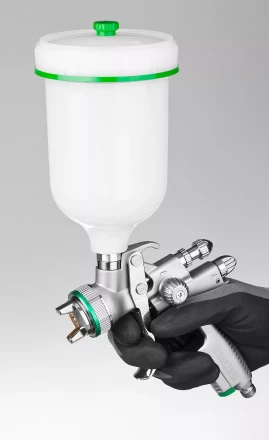 Краскопульт пневматический KRAFTOOL &quot;PRO&quot; Jeta 1000, HVLP, c верхним бачком, 1,3мм 06559-1.3 купить в Перми