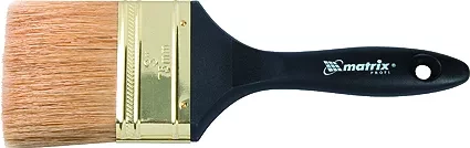 Кисть плоская &quot;Профи&quot; 2&quot; натуральная щетина пластмассовая ручка  MATRIX 83162 купить в Перми