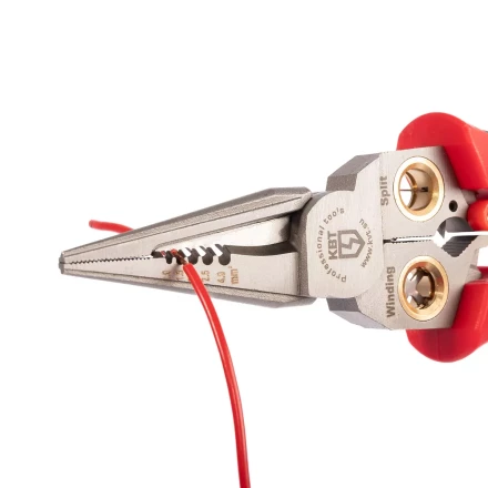 Мультитул-длинногубцы КВТ MT-03т (7 в 1) с функцией снятия изоляции, резки и детектором напряжения (102402) купить в Перми