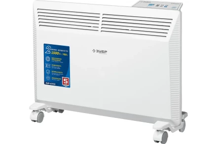 ЗУБР ПРО серия 1.5 кВт, электрический конвектор, Профессионал (КЭП-1500) купить в Перми