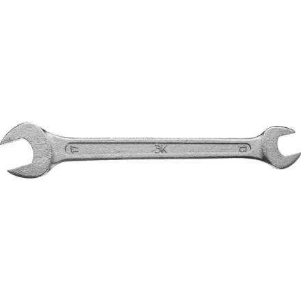 Ключ рожковый гаечный ЗУБР &quot;СТАНДАРТ&quot;, оцинкованный, 13х17мм 27115-13-17 купить в Перми