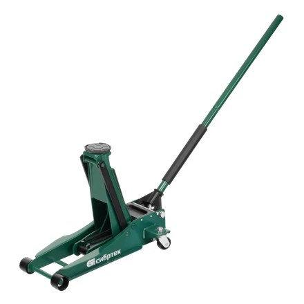 Домкрат гидравлический подкатной, 3 т, 85-490 мм, быстрый подъем, низкий подхват, проф.// Сибртех 50850 купить в Перми