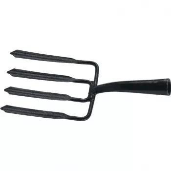 Вилы копальные 4-х рогие 190 х395 мм широкий зуб удлиненная тулейка с черенком (АРТИ)  Россия 63804 купить в Перми