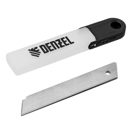 Лезвия, 18 мм, нерж. сталь 440, 0,5 мм, 5 штук// Denzel 79307 купить в Перми