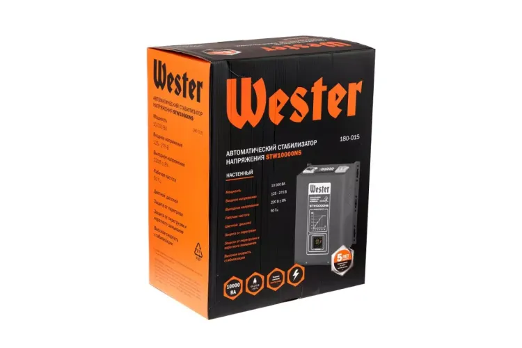 Стабилизатор напряжения WESTER STW10000NS купить в Перми