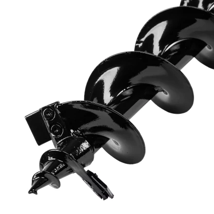 Шнек для грунта ER-100, диаметр 100 мм, длина 800 мм,соединение 20 мм, съемный нож Denzel 56006 купить в Перми