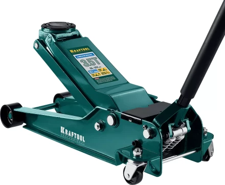 Домкрат гидравлический подкатной &quot;Universal&quot;, 3,5т, 95-552 мм, KRAFTOOL 43454-3.5 43454-3.5 купить в Перми