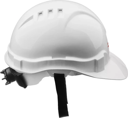 Каска защитная ЗУБР &quot;ЭКСПЕРТ&quot; храповый механизм регулировки размера, белая 11094-2 купить в Перми