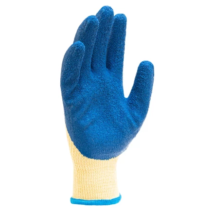 Перчатки трикотажные, полиэфирные, латексное рельефное покрытие, размер 8// Сибртех 677515 купить в Перми