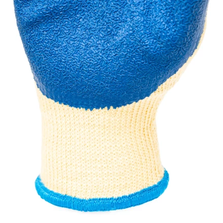 Перчатки трикотажные, полиэфирные, латексное рельефное покрытие, размер 8// Сибртех 677515 купить в Перми