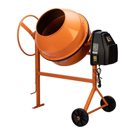 Бетоносмеситель БСЕ-160П, 160 л, 700 Вт, полиамидный венец// Сибртех 95508 купить в Перми