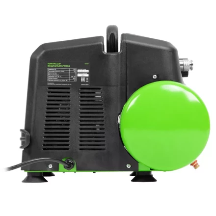 Компрессор воздушный безмаслянный BL 1100/6 1100Вт, ресивер 6 литров, 180 л/мин// Сибртех 58059 купить в Перми