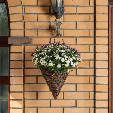 Кашпо подвесное Palisad Гиацинт, конус D 30 см, 69061 купить в Перми