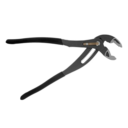 Клещи переставные Denzel 17907, кнопочный механизм, обливные рукоятки, 300 мм купить в Перми