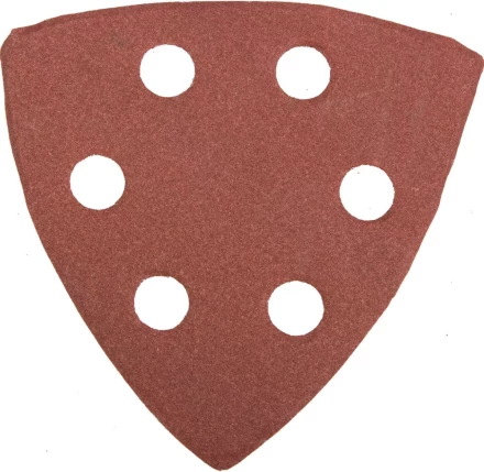 Треугольник шлифовальный универсальный STAYER &quot;MASTER&quot; на велкро основе, 6 отверстий, Р320, 93х93х93мм, 5шт 35460-320 купить в Перми