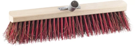 Щетка GRINDA &quot;EURO&quot; уличная без ручки, буковая колодка, смесь натур и искусств щетины, мет держатель для черенка, 40см 39197-40 купить в Перми