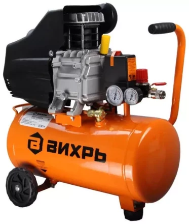 Компрессор масляный поршневой прямой привод КМП-260  24 Вихрь купить в Перми