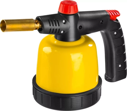 Паяльная лампа газовая STAYER &quot;MASTER&quot;, на баллон, с пьезоподжигом, регулировка пламени, 1850С 55590 купить в Перми