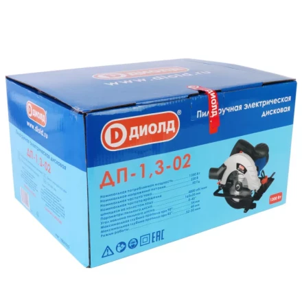 Дисковая пила Диолд ДП-1,3-02 купить в Перми