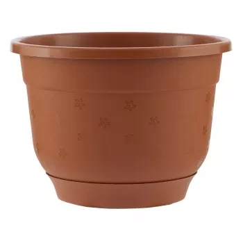 Горшок Флокс с поддоном терракотовый 1,5 л PALISAD 69221 купить в Перми