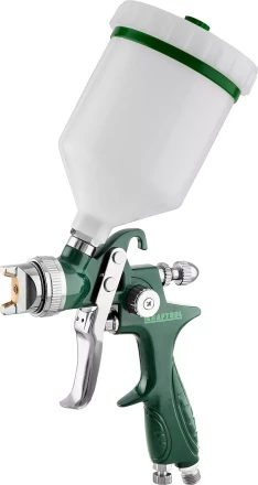 Краскопульт пневматический KRAFTOOL AirKraft, HVLP, c верхним бачком, 1,4мм 06522-1.4 купить в Перми