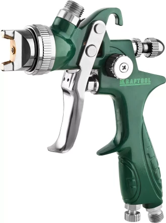 Краскопульт пневматический KRAFTOOL AirKraft, HVLP, c верхним бачком, 1,4мм 06522-1.4 купить в Перми