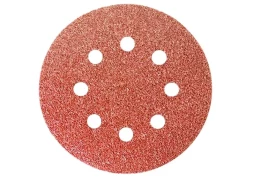 Круг абразивный на ворсовой подложке под "липучку" перфорированный P 60 125 мм 5 шт СИБРТЕХ 738037