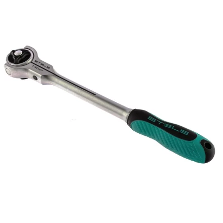 Ключ трещотка 1/2 72 зуба с быстрым сбросом. поворотная голова СrV Stels 14047 купить в Перми