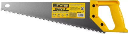 Ножовка ударопрочная (пила) STAYER ТАЙГА-5 400 мм, 5 TPI, быстрый рез поперек волокон, для крупных и средних заготовок 15061-40_z01 купить в Перми