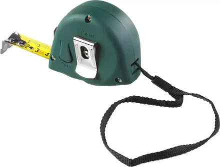 Рулетка KRAFTOOL GRAND, обрезиненный пластиковый корпус, 5м/19мм 34022-05-19 купить в Перми