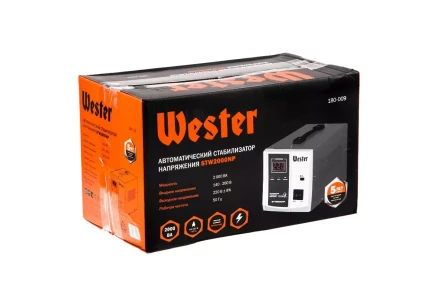 Стабилизатор напряжения WESTER STW2000NP купить в Перми