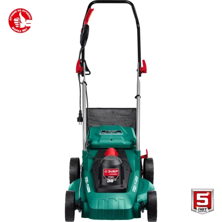 ЗУБР 1700 Вт, ш/с 38 см, сетевая газонокосилка (ГСЦ-38-1700) купить в Перми