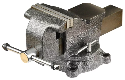 Тиски ЗУБР &quot;МАСТЕР&quot; слесарные поворотные, 125мм 3258-125 купить в Перми