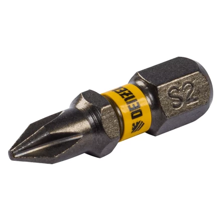 Бита PH1х25, сталь S2, шестигранный профиль, 10 шт. Е 6,3 Denzel 11651 купить в Перми