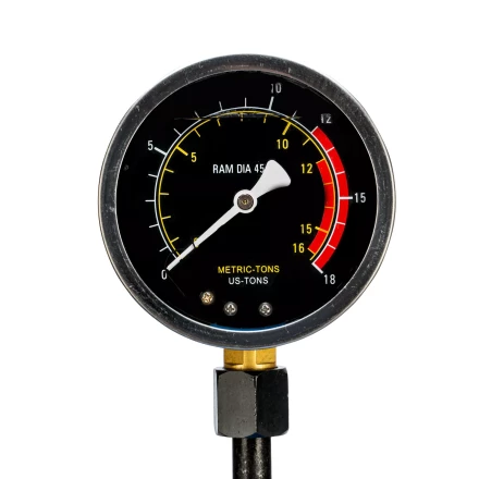 Пресс гидравлический с манометром и педалью Stels 52312, 12 т (комплект из 2 частей) купить в Перми