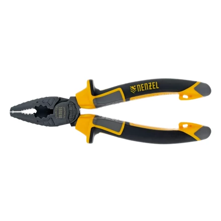 Плоскогубцы комбинированные 165 мм Denzel 17080, трехкомпонентные рукоятки купить в Перми