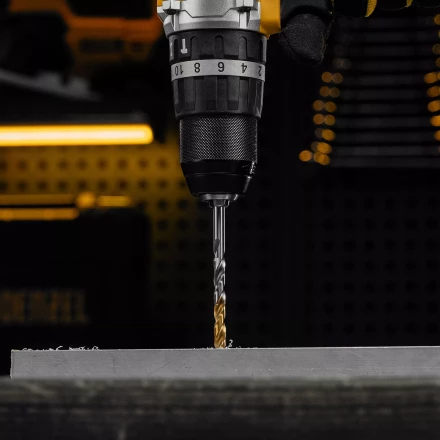 Сверло спиральное по металлу Denzel  6,5 x 100 мм, Р6М5, Golden Tip 718236 купить в Перми