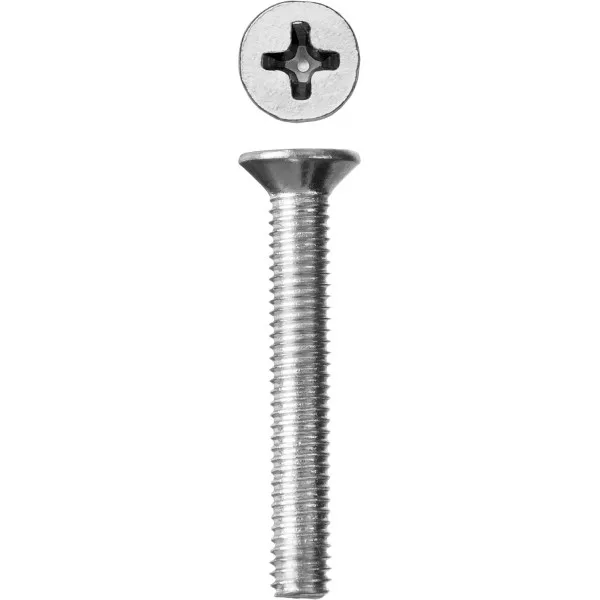 Винт DIN 965, M6 x 40 мм, 6 шт, кл. пр. 4.8, оцинкованный, ЗУБР 303116-06-040 купить в Перми