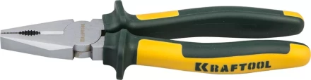 Плоскогубцы KRAFTOOL&quot;KRAFT-MAX&quot;комб,Cr-Mo,маслобензост двухкомп рукоятки,шарнирное соединение с повыш износост,180мм 22011-1-18 купить в Перми