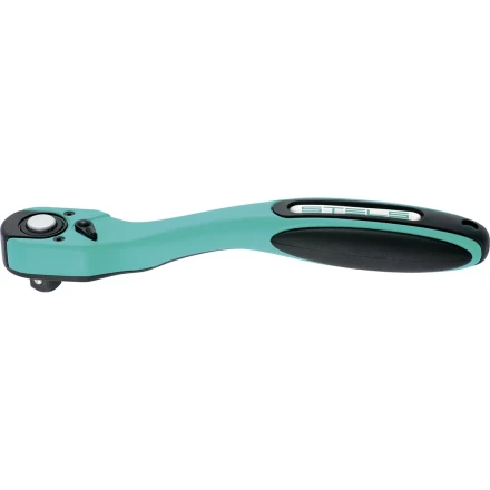 Ключ-трещотка 1/2 72 зуба с быстрым сбросом CrV 2-х компонентная рукоятка STELS 14030 купить в Перми