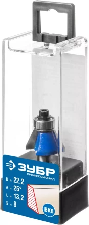 Фреза кромочная калевочная(фасочная) №9 с подшипником 127мм серия ПРОФЕССИОНАЛ купить в Перми