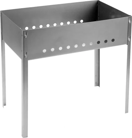 Мангал GRINDA &quot;BARBECUE&quot;, толщина 0,8мм, в коробке, 500х300х500мм 427782 купить в Перми